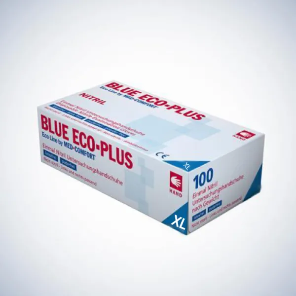 Hospitrix Blue Eco-Plus Nitril handschoen (extra stevig) maat XL 100stuks