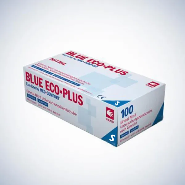 Hospitrix Blue Eco-Plus Nitril handschoen (extra stevig) maat S 100stuks
