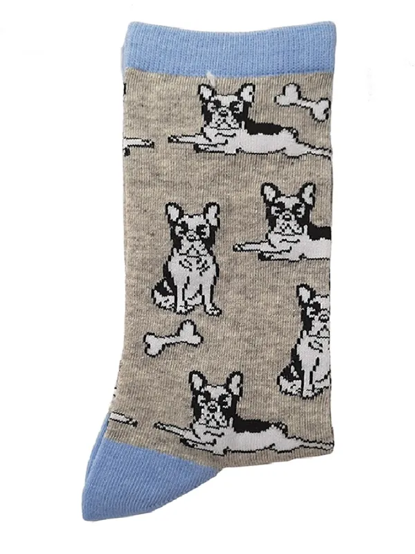 Hospitrix Happy Dames Sokken Bulldog