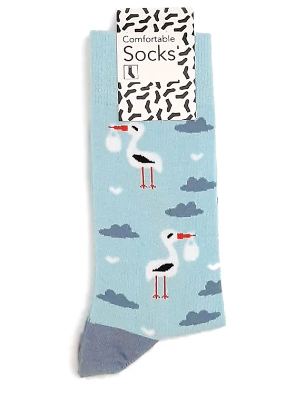 Hospitrix Happy Dames Sokken Stork Baby