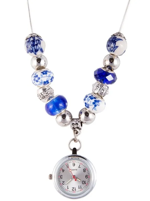 Hospitrix Ketting Horloge Parel