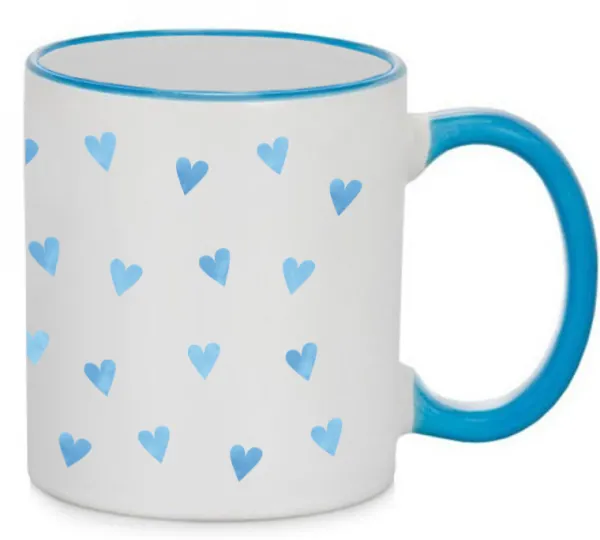Hospitrix Mok Blauwe Hartjes Blauw