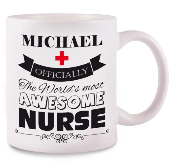 mug_awesome_nurse_met_naa_2.webp Hospitrix Mug Awesome Nurse Met Naam Opdruk