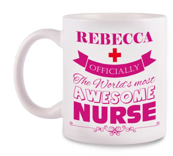 mug_awesome_nurse_met_naa_3.webp Hospitrix Mug Awesome Nurse Met Naam Opdruk
