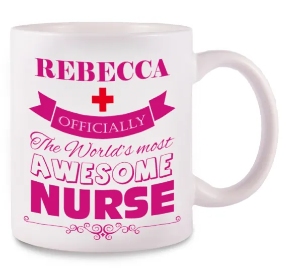 mug_awesome_nurse_met_naa_4.webp Hospitrix Mug Awesome Nurse Met Naam Opdruk