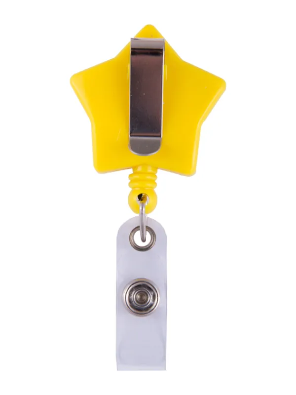 Hospitrix Retracteze ID Holder Yellow Star
