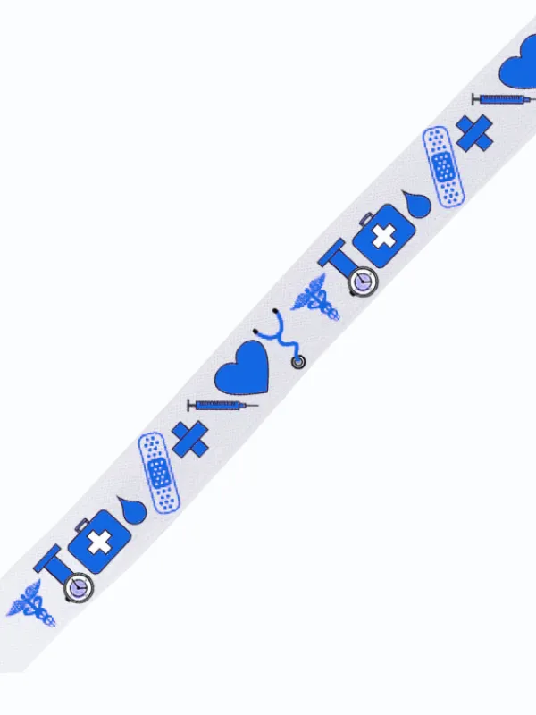 Hospitrix Stuwband Medische Symbolen Blauw